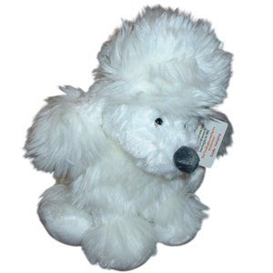 Aurora Wuff & Friends Willow Poodle Plush White French Stuffed Animal NWT RARE